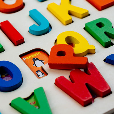 picture of Wooden alphabet puzzle