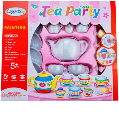 picture of DIY paint & decorate tea set