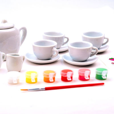 picture of DIY paint & decorate tea set