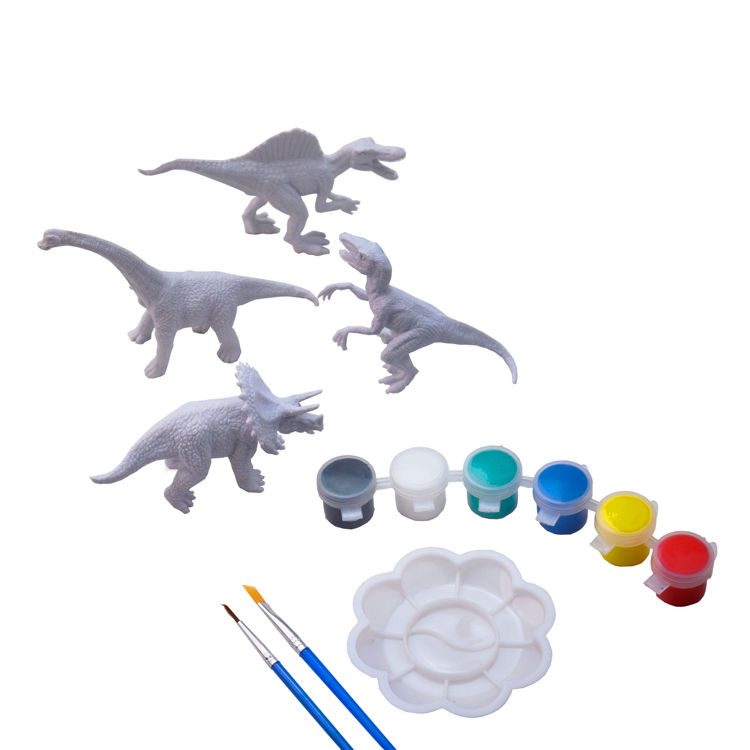 picture of DIY paint dinosaurs