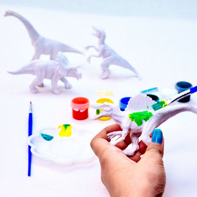 picture of DIY paint dinosaurs