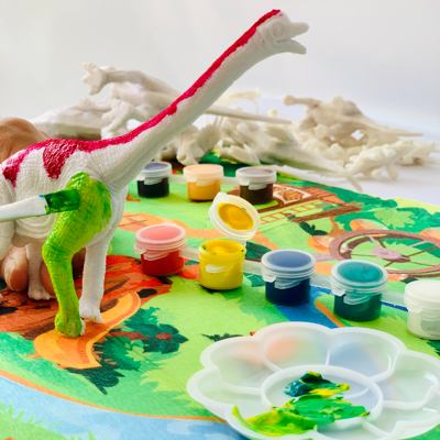 picture of Paint your own dinosaur kit