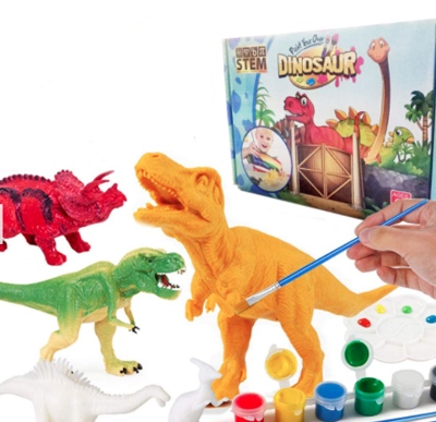 picture of Paint your own dinosaur kit