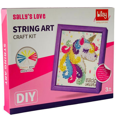 picture of DIY unicorn string art