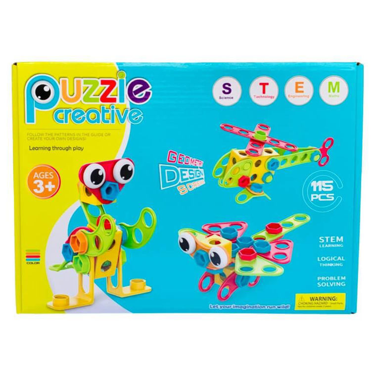 picture of STEM 3D creative puzzle - 115 pcs