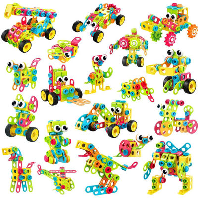 bitsy toys / STEM 3D creative puzzle - 115 pcs