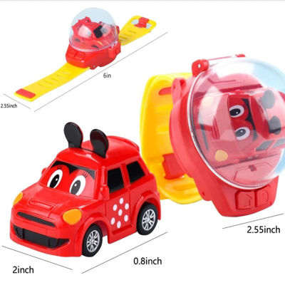 picture of Car watch with remote control (red)