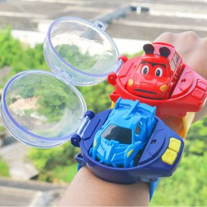Car watch with remote control (red)